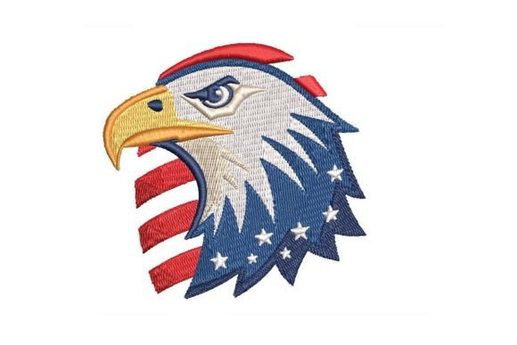 Eagle USA Embroidery Design