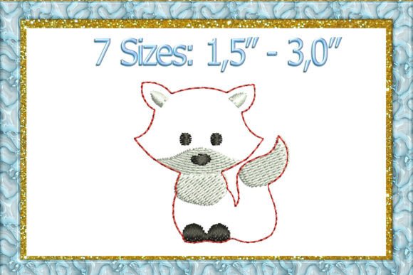 Fox Feltie Embroidery File