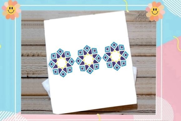 Moroccan Geometric Embroidery Delight 3 Ensemble